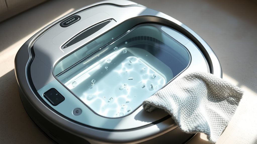 maintain clean mop tanks