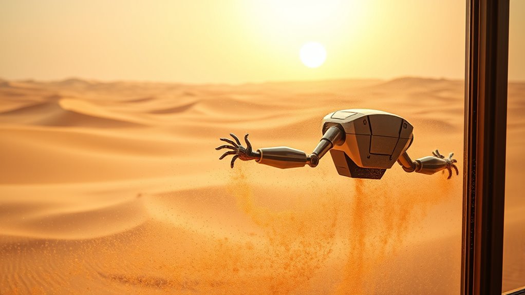 maintain dust resistant window robots