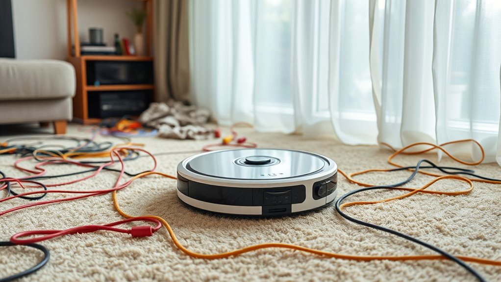 manage cords and curtains