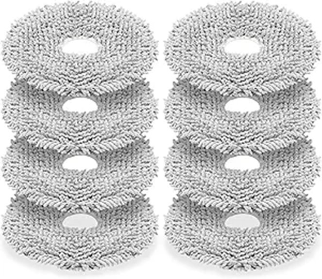 8 Pack Microfiber Mop Pads for iRobot Roomba Vacuums