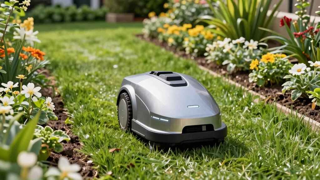 narrow passage robotic mowers