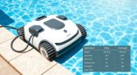 pool robot specification tips
