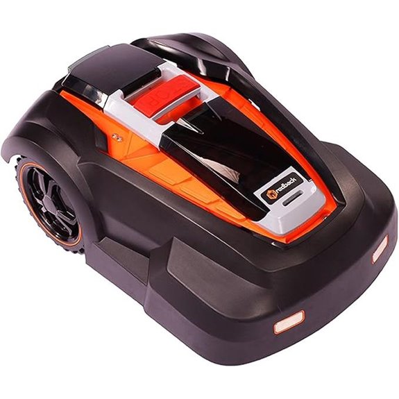 Robot Lawn Mower with Rain Sensor & Adjustable Height