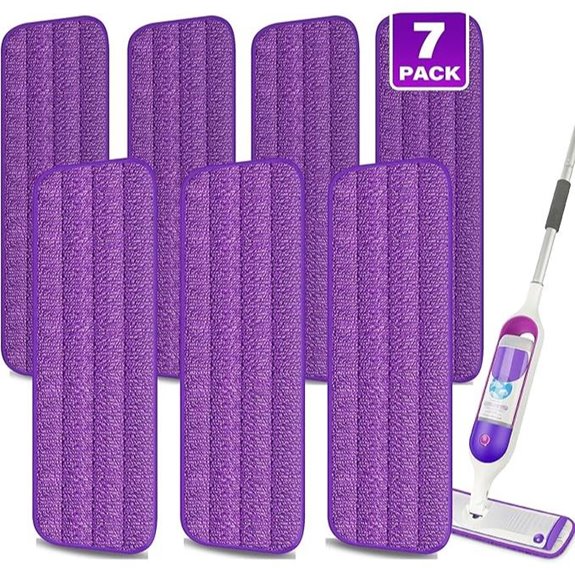 reusable microfiber mop pads