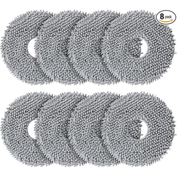 8 Pack Replacement Mop Pads for Roborock Vacuum
