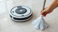 robot mop cleaning time