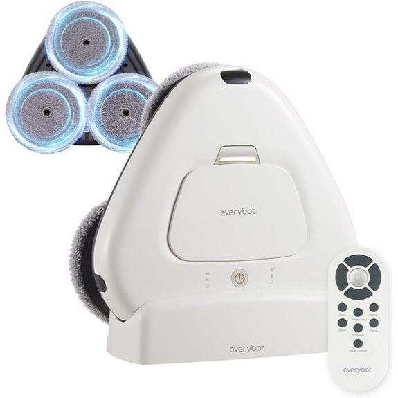 EVERYBOT Three-Spin Smart Robot Mop with Remote