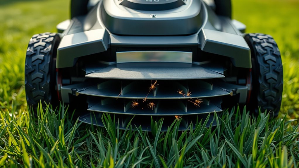 robot mower blade safety
