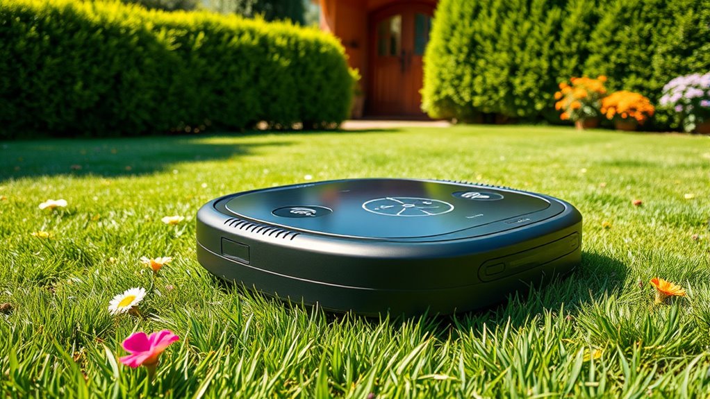 robot mower gps theft prevention