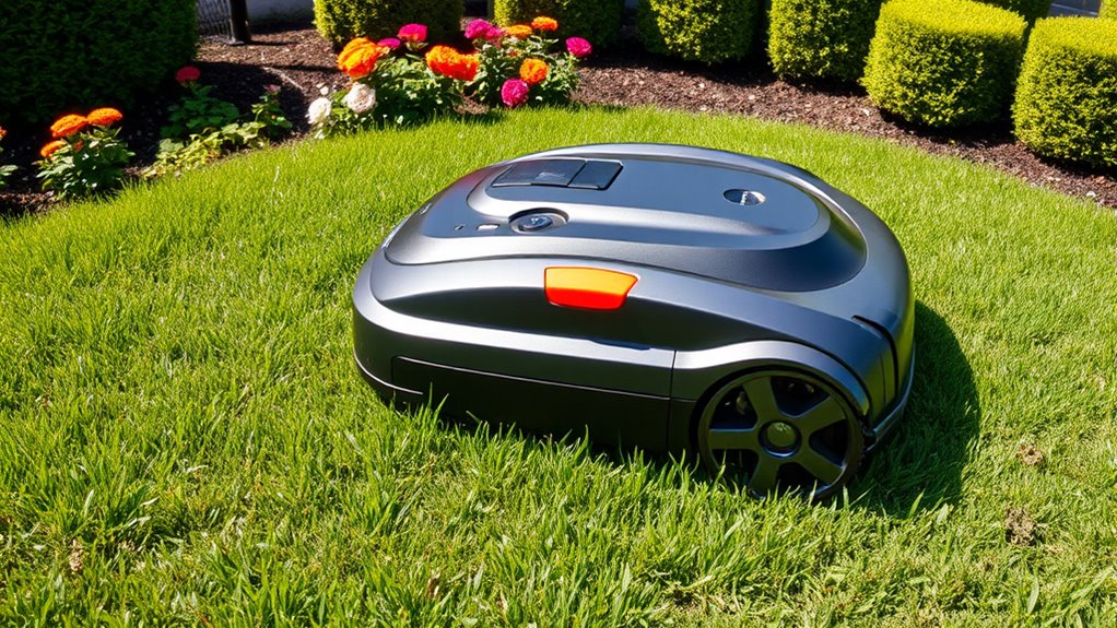 robot mower safety shutdown
