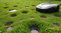 robot mowers navigate uneven lawns