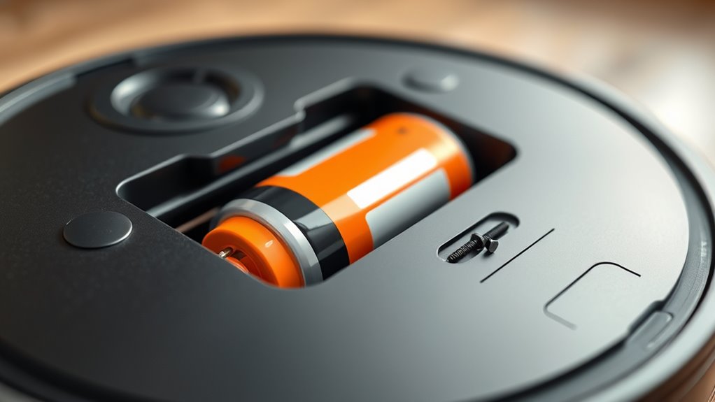 robot vacuum battery details
