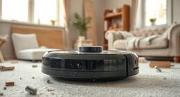 robot vacuum drywall dust