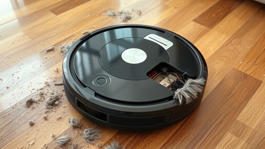 robot vacuum noise causes