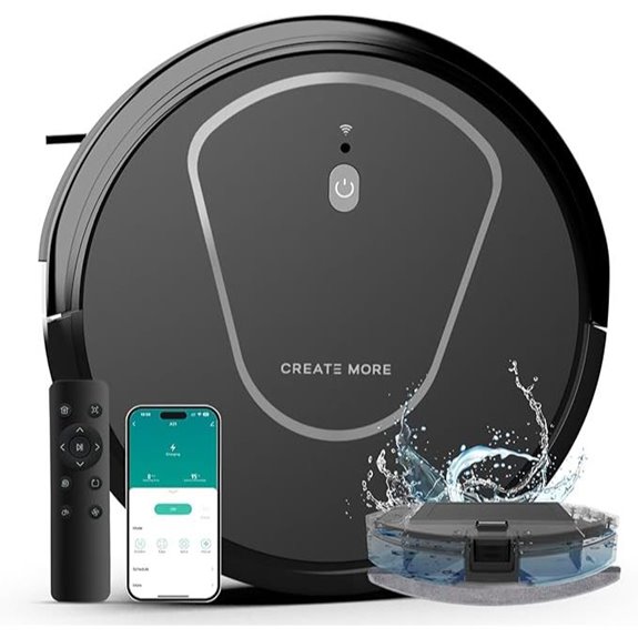 Bagotte 5000Pa Robot Vacuum & Mop with WiFi/App Control