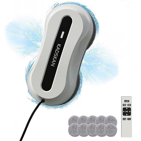 Window Cleaning Robot with Water Spray and Remote