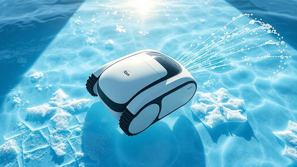 robotic cleaner cold water