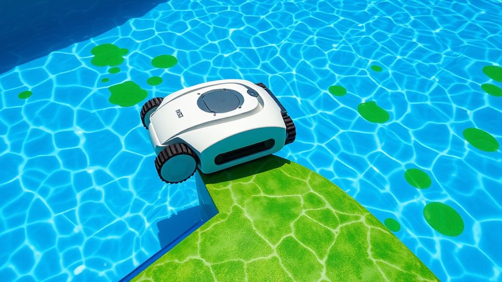 robotic cleaners complement chemical treatments