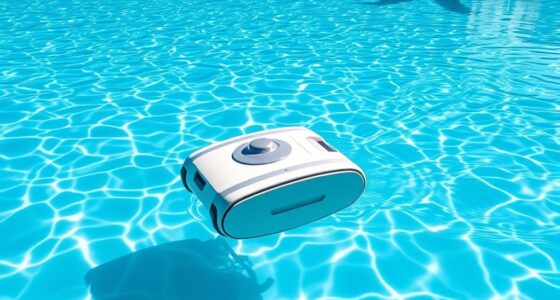 robotic cleaners in saltwater