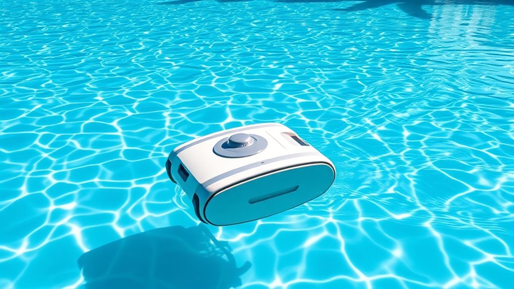 robotic cleaners in saltwater