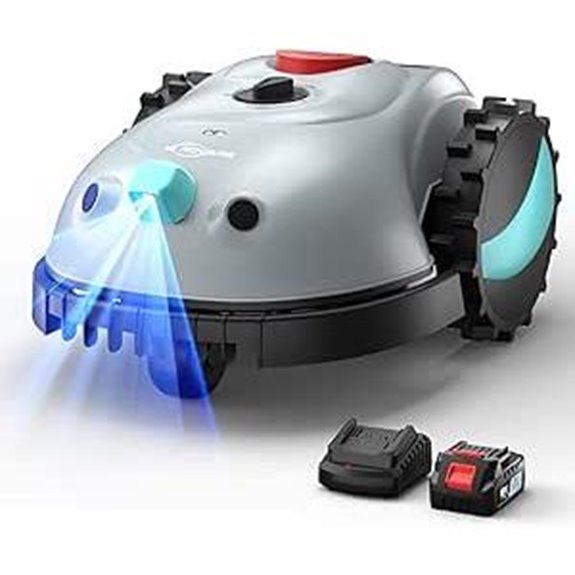 V100 Robotic Lawn Mower with Obstacle Avoidance