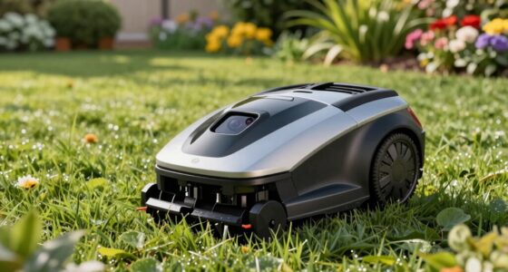 robotic mowers with edging