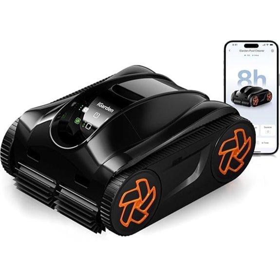 iGarden K80 Robotic Pool Cleaner with Smart Navigation