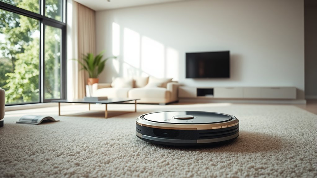 robots reduce vacuuming frequency