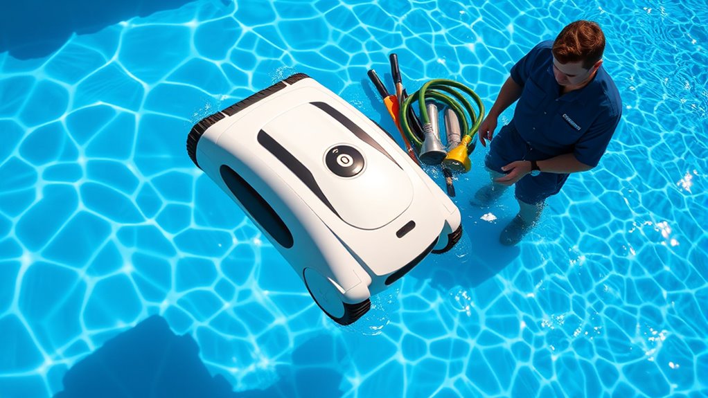 robots vs pool maintenance