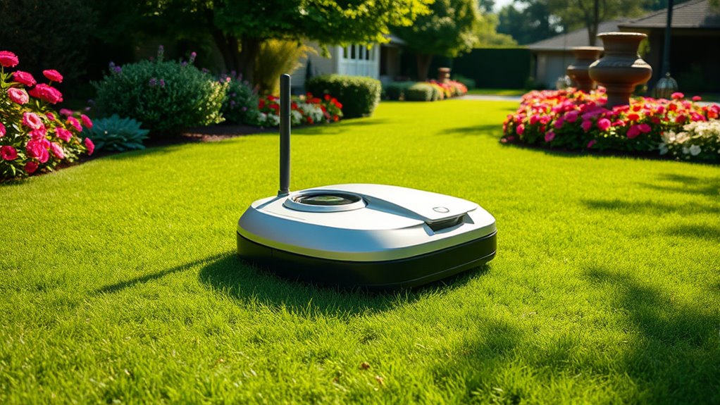 rtk gps lawn mower features