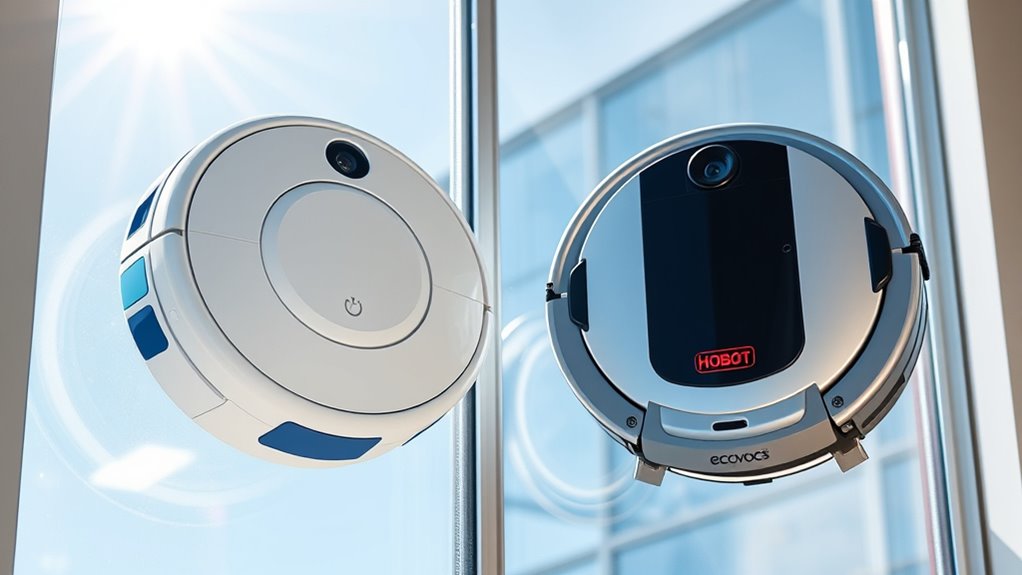 safety focused window cleaning robots