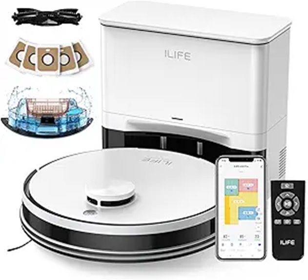 ILIFE A30 Pro Robot Vacuum & Mop (Self-Emptying)