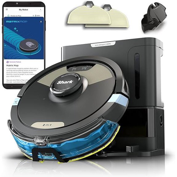Shark Robot Vacuum & Mop Combo with Self-Empty Base