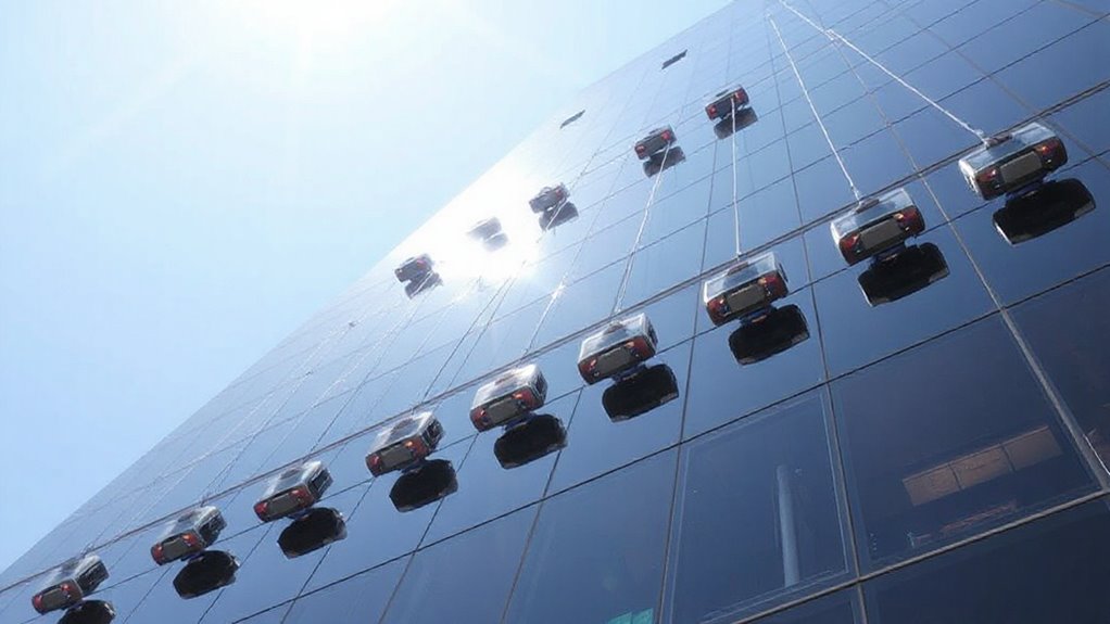 silent robotic window washers