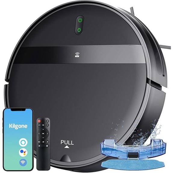 Smart Robot Vacuum and Mop Combo with App Control