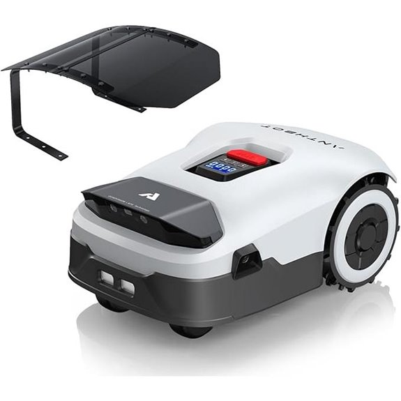 smart mower with garage