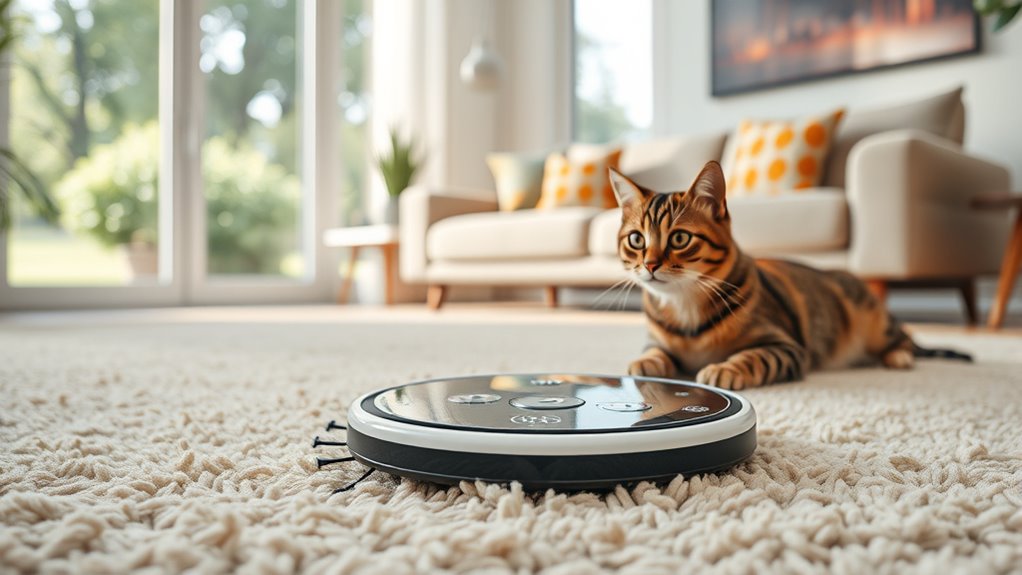 smart navigation pet hair sensors