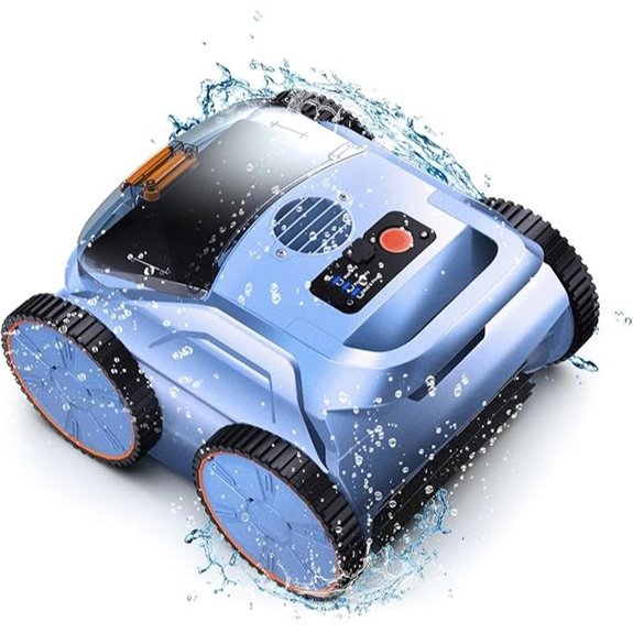 Robotic Pool Cleaner with Smart Navigation 180 Min Runtime