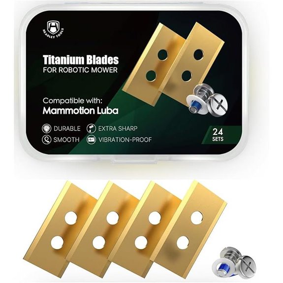 Headley Tools Titanium Blades for Mammotion Luba & Yuka