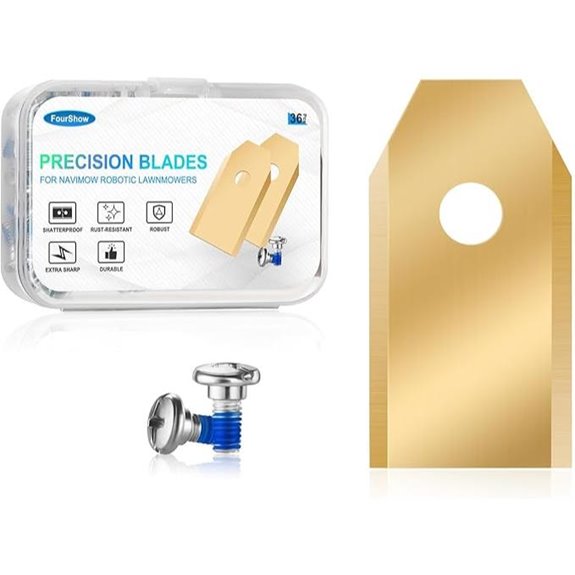 Titanium Gold Blades for Segway Navimow (36 Pack)