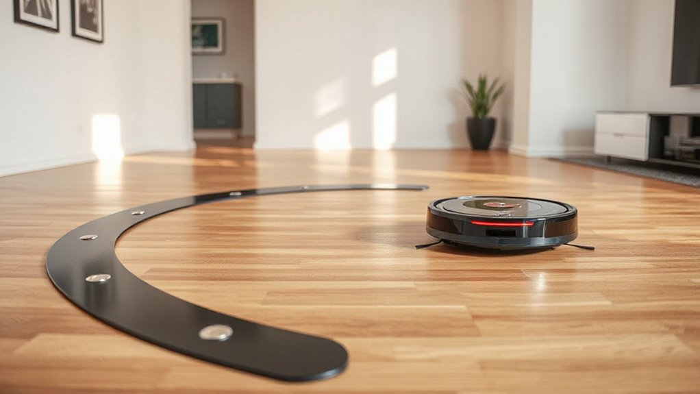 top magnetic boundary strips