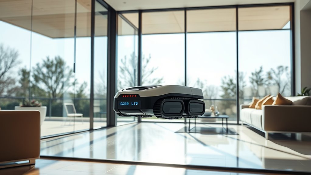 window cleaning robot features