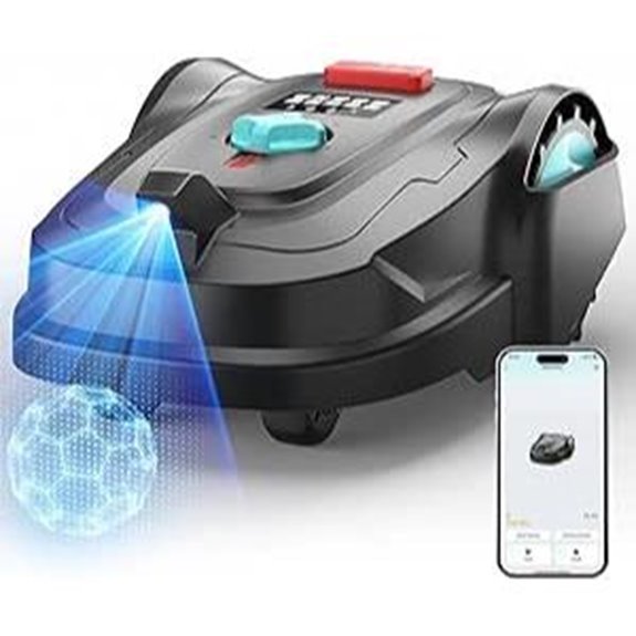 M800Plus Wireless GPS Robot Lawn Mower with App