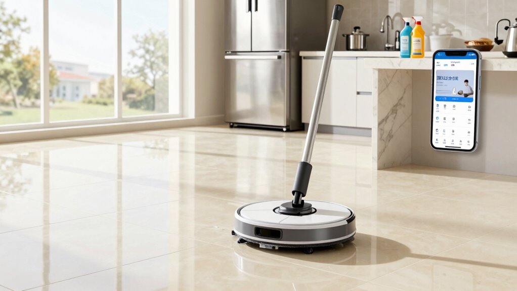 automated kitchen floor cleaning