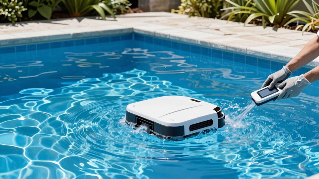 automated pool cleaning routine