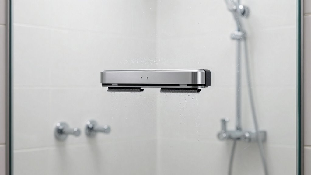 automated shower glass cleaning