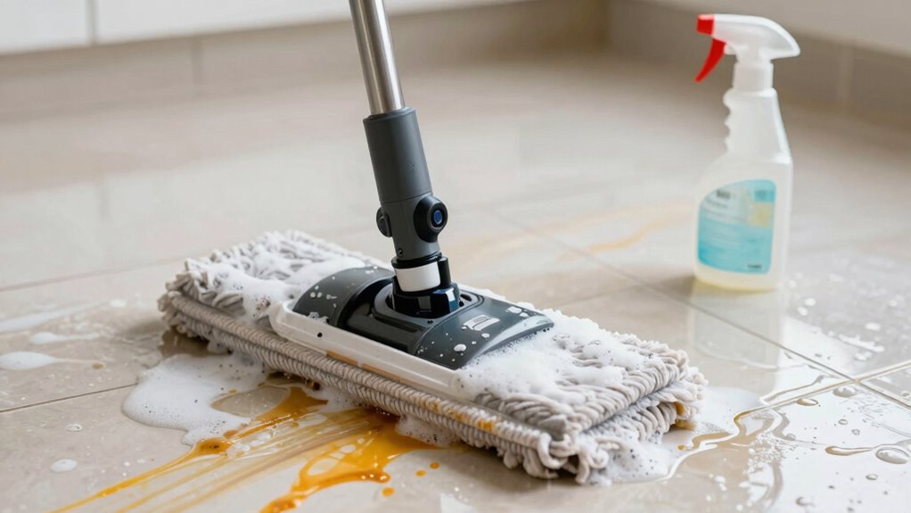 damages robot mop components