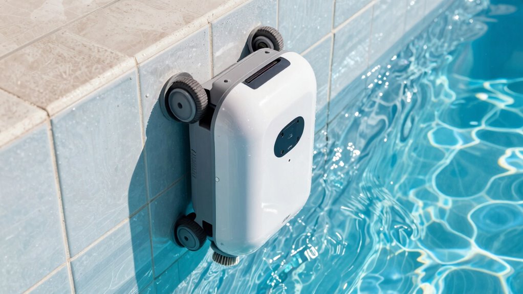 difficulty climbing pool walls