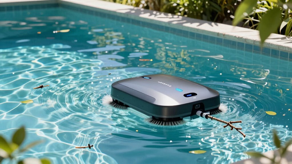 durable debris managing pool robot