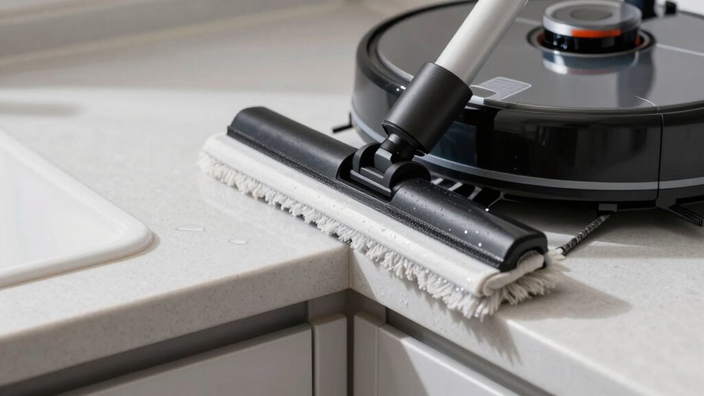 edge cleaning for thoroughness